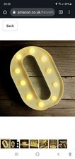 NOVELTY PLACE Alphabet Light - Marquee Letter "O "