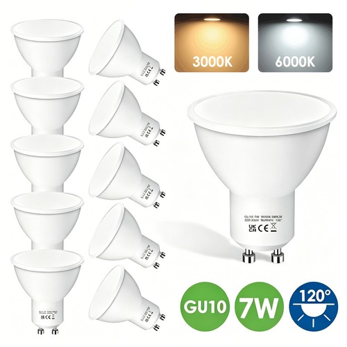 Gu10 led bulbs 560lm - 7w,