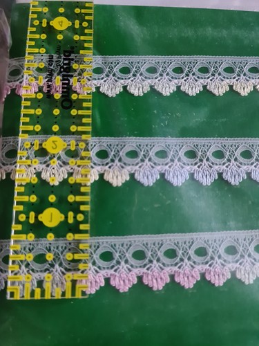 Eyelet kniting lace 18mm - x,