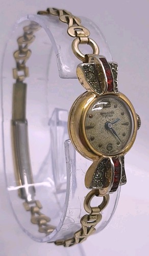 Vtg 1950s bucherer gold plated - vtg,