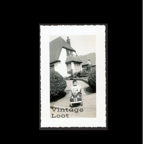 Young japanese boy pedal car - young,