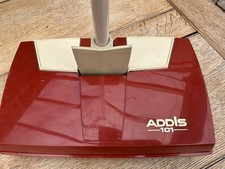Vintage Addis 101 Carpet Sweeper In Excellent Condition. Rust And Cream Colour