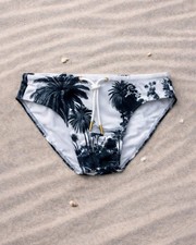 Black Jungle Swim Briefs