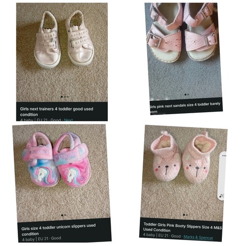 Girls shoe and slipper - , bundle