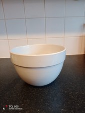 Large White Ceramic Pudding