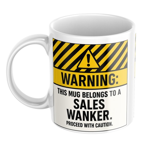 Sales wanker mug rude funny - wanker,