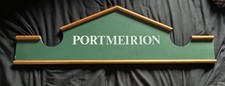PORTMEIRION Shop Display Advertising Sign Pediment for cabinet Collector Trader