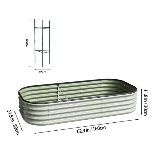 Metal garden raised - garden,