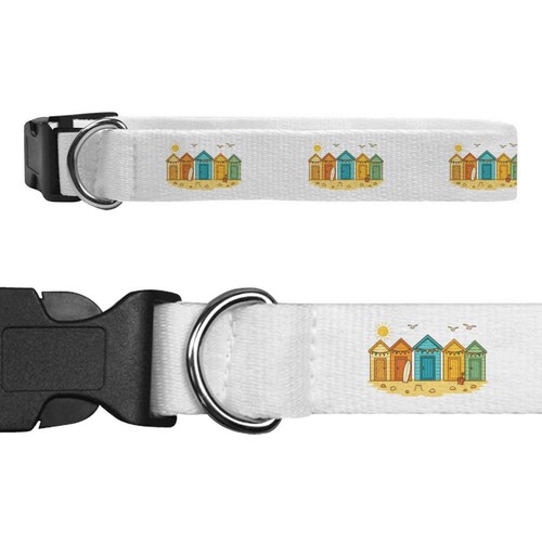 Row beach huts adjustable - of,