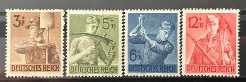 1943 german stamps - set,