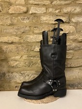 IXS Mens Black Leather Cowboy