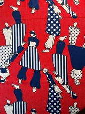 Fabric RARE 70s Schwartz