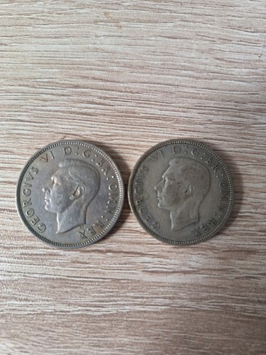 George two shillings - 2x,
