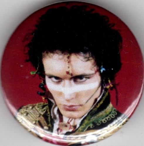 Adam ant pin - button, badge