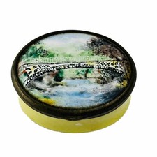 Bilston Enamel Pill Box