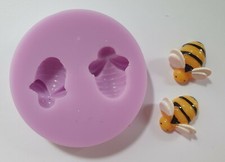 Bumble bees silicone mould - silicone,