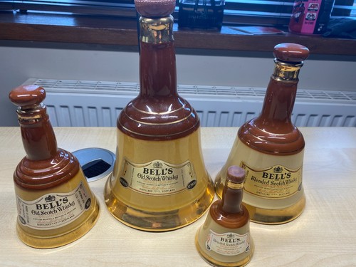 Bells whiskey bottles wade - bells,