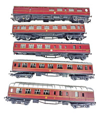Rake Of 5 Hornby OO Gauge LMS Stanier Class Color Maroon Passenger Coaches Unbox