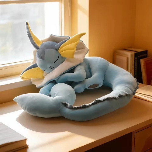 Giant vaporeon sleeping plush - sleeping,