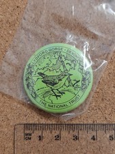 National Trust LYDFORD GORGE Green Charity Tin Badge