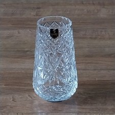 Edinburgh Crystal ORKNEY 8" Flower Vase EXCELLENT Fine Cut Crystal 