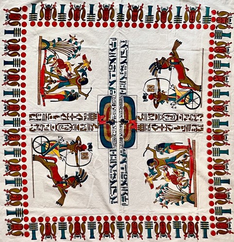 Ancient egyptian linen table - linen,