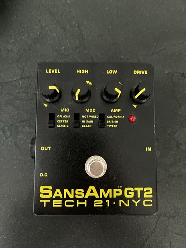 Tech21 sansamp gt2 - sansamp, modeler