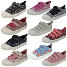 Girls Clarks Machine Washable Casual Shoes *City Vibe*