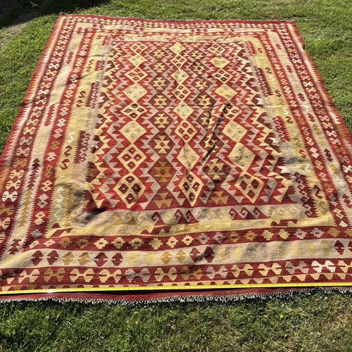 Large vintage kilim rug apx - vintage,