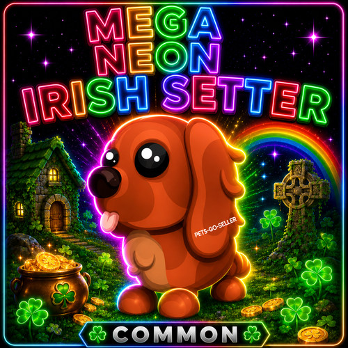 Mega neon irish - irish, setter
