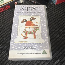 Kipper Christmas Eve And Other Stories VHS VIDEO - PAL - Martin Clunes.