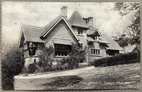 The swiss cottage box - swiss, hill