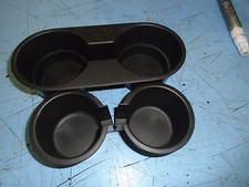 LAND ROVER FREELANDER DASH BOARD TWIN CUP HOLDER WITH MOUNT AND INSERTS IN BLACK