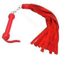 Flogger Hunter Whip BDSM Spanking Quality Leather Paddle Fetish Bondage CLUB FUN