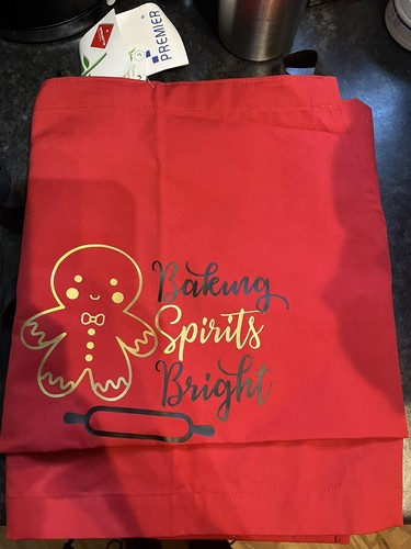 Printed christmas apron - printed,