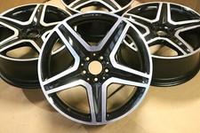 SET 4 MERCEDES GLA X156 19" AMG ALLOY WHEEL RIM BLACK V-CLASS VITO GENUINE X1
