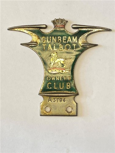 Sunbeam talbot owners club pre - talbot,