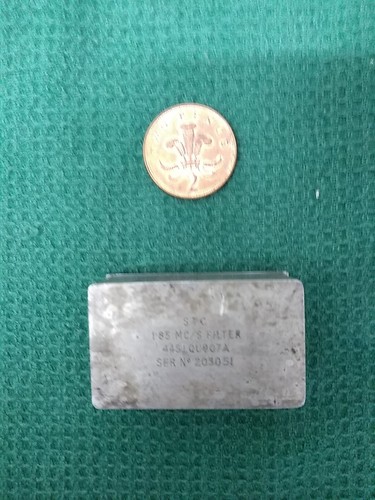 Stc crystal filter 85 mc - crystal, 1.85
