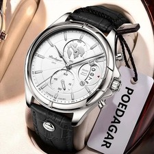 POEDAGAR Luxury Men’s Quartz