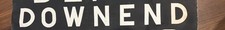 1969 Bristol area Bus blind destination - Downend