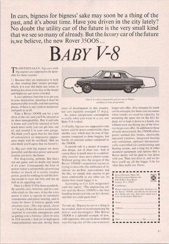 Rover 3500s car - car, vintage