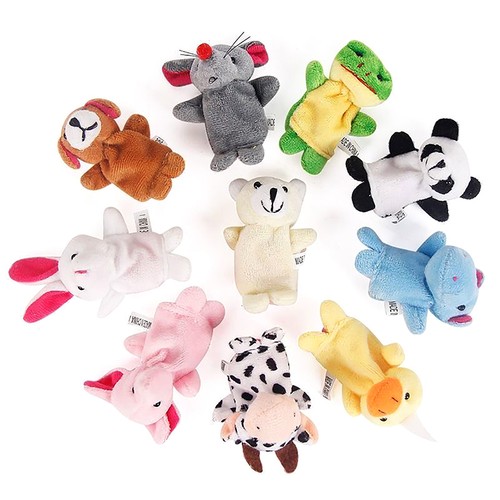 Hand puppets cute animal dolls - hand,