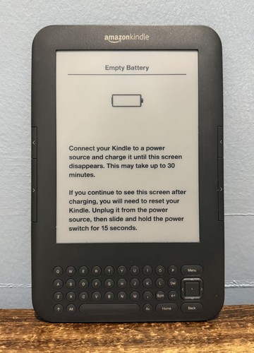 Gray amazon kindle model - amazon, no