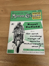 MOTOR CYCLING MAGAZINE VINTAGE FEBRUARY 19 1959 ROYAL ENFIELD GOOD
