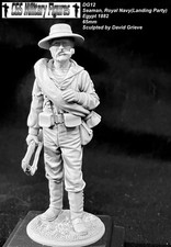 Royal Navy (Landing Party) 1882 65mm Sculpted by David Grieve Resin Model Kit