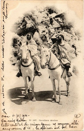 Old postcard algeria arab - ak,