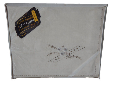 Tray cloth irish linen - tray,