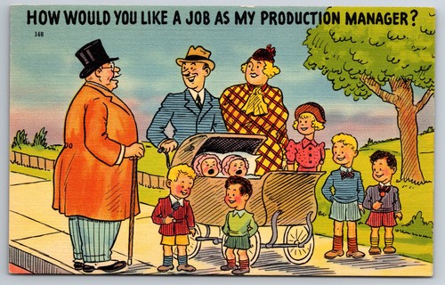 Vintage postcard humor funny - humor,