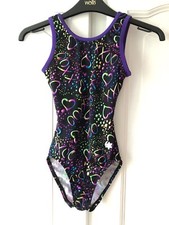 Snowflake  Designs Gymnastic Dance Leotard X Small
