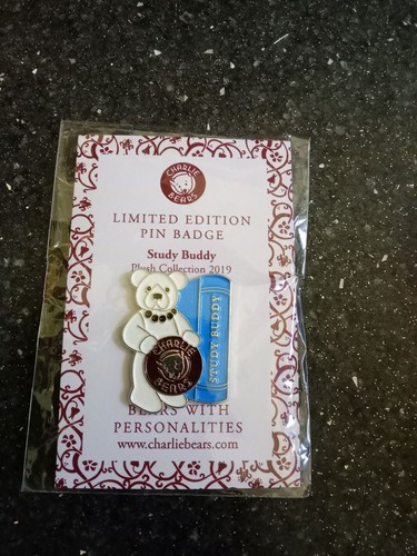 Charlie bears pin - charlie, badge